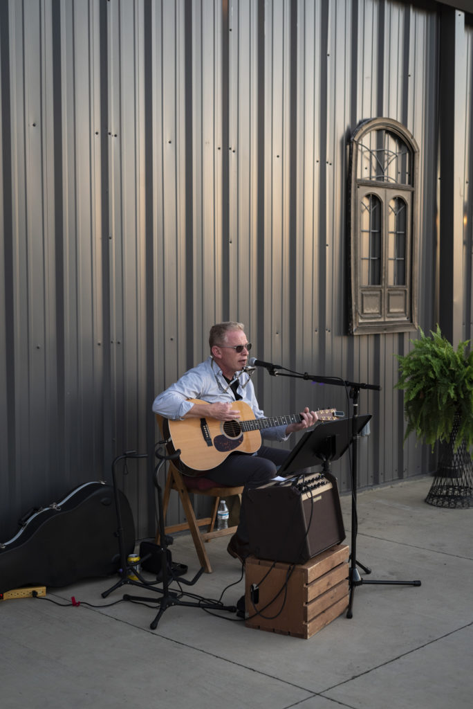 Live music on the patio of The Heritage.